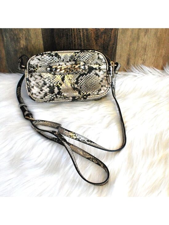 Steve Madden Handbags - Steve Madden Reptile Snakeskin Print Crossbody Bag Purse